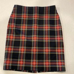 Stewart Tartan Pencil Skirt